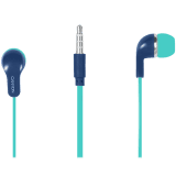 Canyon Stereo Earphones with inline microphone, Green+Blue (CNS-CEPM02GBL)