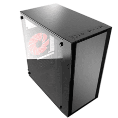 Gembird CCC-FORNAX-960R táp nélküli ablakos microATX ház fekete (CCC-FORNAX-960R)