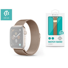 Devia ST325090 Apple Watch 42/44mm fém óraszíj arany (ST325090)