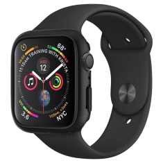 Spigen SGP Thin Fit Apple Watch S4/S5 44mm tok, szíj nélkül fekete (062CS24474) (S062CS24474)