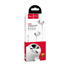 Hoco M70 fülhallgató SZTEREO (3.5mm jack, mikrofon, felvevő gomb) FEHÉR (M70_W) (M70_W)