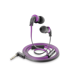 CellularLine MOSQUITO In-Ear fülhallgató SZTEREO (3.5mm jack, mikrofon, felvevő gomb, könnyű, lapos kábel) RÓZSASZÍN (APMOSQUITO4) (APMOSQUITO4)