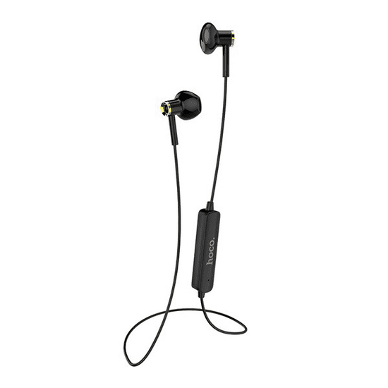 Hoco ES21 bluetooth fülhallgató SZTEREO (v4.1, nyakba akasztható, mikrofon, lapos kábel, multipoint, SPORT) FEKETE (ES21)