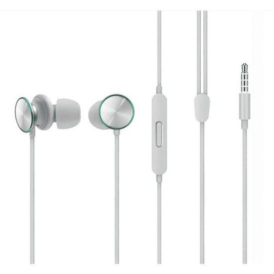 OPPO O-FRESH fülhallgató SZTEREO (3.5mm jack, mikrofon, felvevő gomb) FEHÉR (MH151) (MH151)