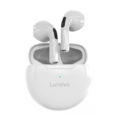 Lenovo HT38 bluetooth fülhallgató SZTEREO (v5.0, TWS, mikrofon, cseppálló, zajszűrő + töltőtok) FEHÉR (HT38_W) (HT38_W)