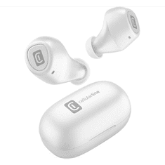 CellularLine BLINK bluetooth fülhallgató SZTEREO (v5.0, TWS, mini, mikrofon, aktív zajszűrő + töltőtok) FEHÉR (BTBLINKTWSW) (BTBLINKTWSW)