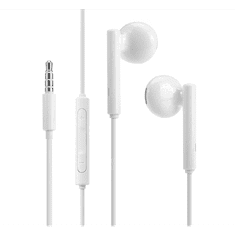 Huawei fülhallgató SZTEREO (3.5mm jack, felvevő gomb) FEHÉR (AM-115) (AM-115)