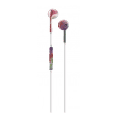 CellularLine SZTEREO fülhallgató (3.5mm jack, mikrofon, hangerőszabályzó, zajszűrő, szivárvány minta) SZÍNES (AUCAPSULEMSFAN215) (AUCAPSULEMSFAN215)