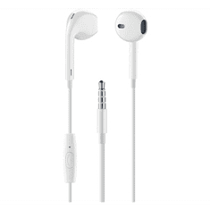 CellularLine CAPSULE MS fülhallgató SZTEREO (3.5mm jack, mikrofon, felvevő gomb) FEHÉR (AUCAPSULEMSW) (AUCAPSULEMSW)