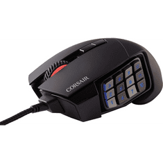 Corsair Scimitar RGB ELITE MOBA/MMO Gaming optikai egér fekete (CH-9304211-EU) (CH-9304211-EU)