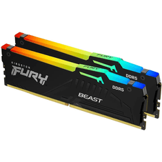 Kingston 64GB 5600MHz DDR5 RAM Fury Beast RGB CL40 (2x32GB) (KF556C40BBAK2-64) (KF556C40BBAK2-64)