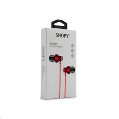 Rampage SNJ19 mikrofonos fülhallgató piros (33368) (rampage-33368)