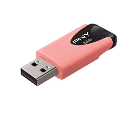 PNY Pen Drive 32GB Attaché 4 Pastel USB2.0 korall (FD32GATT4PAS1KL-EF) (FD32GATT4PAS1KL-EF)