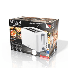 Adler AD3216 kenyérpirító fehér (AD3216)