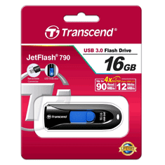 Transcend Pen Drive 16GB JetFlash 790 USB 3.1 (TS16GJF790K) (TS16GJF790K)