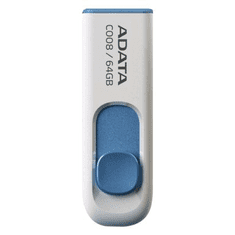 A-Data Pen Drive 64GB Classic C008 fehér USB2.0 (AC008-64G-RWE) (AC008-64G-RWE)