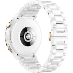 Huawei Watch GT 3 Pro Ceramic okosóra, Nanokristályos kerámia óratok, fehér kerámia szíj (55028824) (huawei55028824)