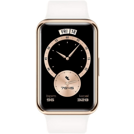 Huawei Watch Fit Elegant Edition jégfehér (10331369 / 55026333) (H10331369)