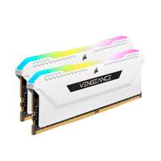 Corsair 32GB 3600MHz DDR4 RAM Vengeance RGB Pro SL CL18 White (2x16GB) (CMH32GX4M2D3600C18W) (CMH32GX4M2D3600C18W)