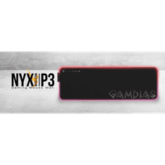 Gamdias NYX P3 RGB egérpad fekete (NYX P3)