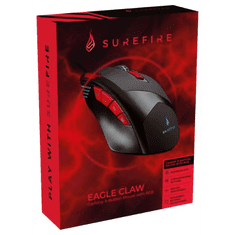 SureFire Eagle Claw optikai Gaming egér fekete (48817) (sf48817)