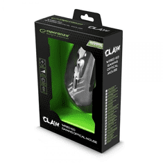 Esperanza MX209 CLAW optikai Gaming egér fekete-zöld (EGM209G) (EGM209G)