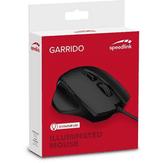 SPEED-LINK GARRIDO Illuminated optikai egér fekete USB (SL-610006-BK) (SL-610006-BK)
