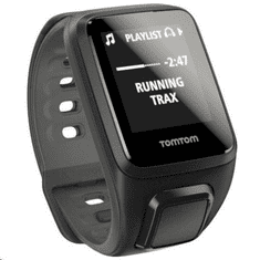 TomTom Runner 2 Cardio Music GPS okosóra vékony fekete-antracit (1RFM.001.06) (1RFM.001.06)