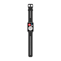 Huawei Watch Fit éjfekete szilikonszíjjal (55027807 / 55025875) (H55025875)