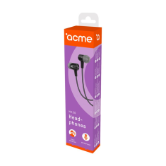Acme HE20 mikrofonos fülhallgató fekete (HE20)