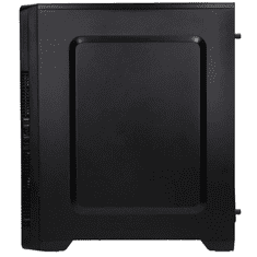 Gembird Fornax 1000W táp nélküli ablakos ház fekete, fehér LED-es ventilátorokkal (CCC-FC-1000W) (CCC-FC-1000W)