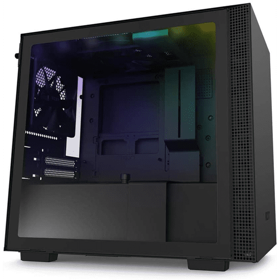 NZXT H210i táp nélküli ablakos Mini-ITX ház matt fekete (CA-H210i-B1) (CA-H210i-B1)