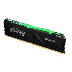 Kingston 16GB 3600MHz DDR4 RAM Fury Beast RGB CL18 (KF436C18BBA/16) (KF436C18BBA/16)