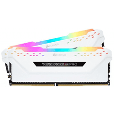 Corsair 16GB 2666MHz DDR4 RAM Vengeance RGB PRO CL16 fehér (2x8GB) (CMW16GX4M2A2666C16W) (CMW16GX4M2A2666C16W)