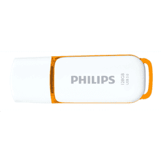 PHILIPS Pen Drive 128GB Snow Edition USB 3.0 fehér-sárga (FM12FD75B / PH665380) (PH665380)