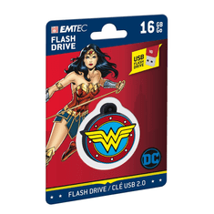 Emtec Pen Drive 16GB DC Comics Collector Wonder Woman USB 2.0 (ECMMD16GDCC03)