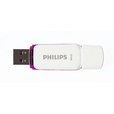 PHILIPS Pen Drive 64GB Snow Edition Purple USB 2.0 (FM64FD70B/00) (FM64FD70B/00)