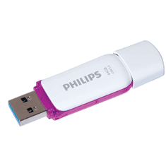 PHILIPS Pen Drive 64GB Snow Edition USB 3.0 fehér-lila (FM64FD75B / PH668213 / PH635985) (PH668213 / PH635985)