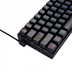 Redragon Draconic Compact RGB Wireless Brown Mechanical Tenkeyless Designed Bluetooth Gaming Keyboard Black HU (K530RGB_BROWN_HU)