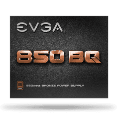 EVGA TÁP 850 BQ, 80+ BRONZE 850W, Semi Modular (110-BQ-0850-V2)