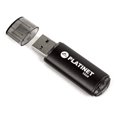 Platinet Pendrive 32GB, X-Depo, USB 2.0, Fekete (PMFE32)