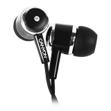 Canyon Stereo earphones with microphone, Black (CNE-CEPM01B)