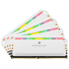 Corsair DOMINATOR PLATINUM RGB Fehér DDR4, 3600MHz 32GB (4 x 8GB) memória (CMT32GX4M4C3600C18W)