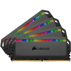 Corsair DOMINATOR PLATINUM RGB Fekete DDR4, 3600MHz 32GB (4 x 8GB) memória (CMT32GX4M4C3600C18)