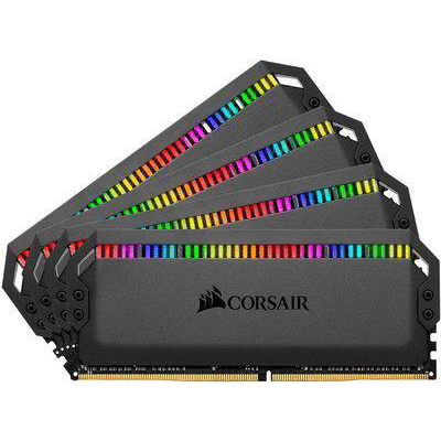 CORSAIR DOMINATOR PLATINUM RGB Fekete DDR4, 3600MHz 32GB (4 x 8GB) memória