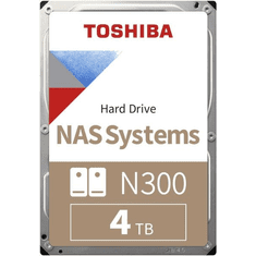 TOSHIBA N300 3.5" 4TB 7200rpm 256MB SATAIII (HDWG440UZSVA)