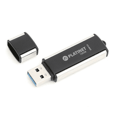 Platinet PMFU3128X USB flash meghajtó 128 GB USB A típus 3.2 Gen 1 (3.1 Gen 1) Fekete (PMFU3128X)