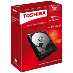 TOSHIBA P300 3.5" 1TB 7200rpm 64MB SATA3 (HDWD110EZSTA)