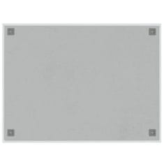 Greatstore fehér falra szerelhető edzett üveg mágnestábla 80 x 60 cm