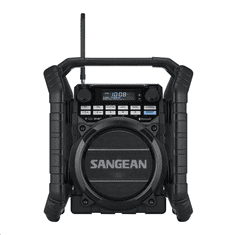 Sangean U-4 DBT BLACK DAB, FM-RDS, Bluetooth, Aux-in, strapabíró digitális rádió (001188) (001188)
